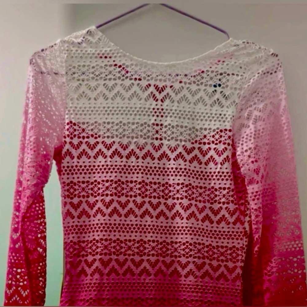 H&M Pink lace dress, casual or beach wear, size M never worn, new without tags - Picture 4 of 6